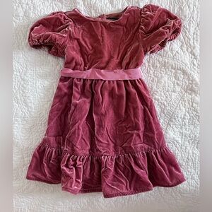 Crewcuts Velvet Dress, size 4t